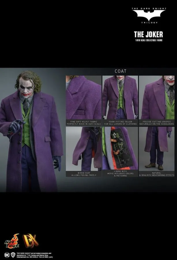 The Dark Knight Trilogy - Joker 1:6 Scale Collectable Action Figure Hot Toys