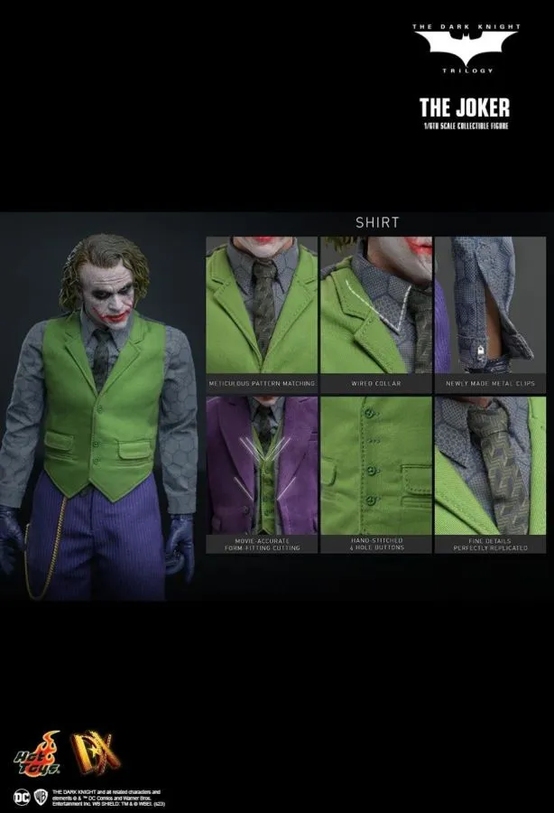 The Dark Knight Trilogy - Joker 1:6 Scale Collectable Action Figure Hot Toys