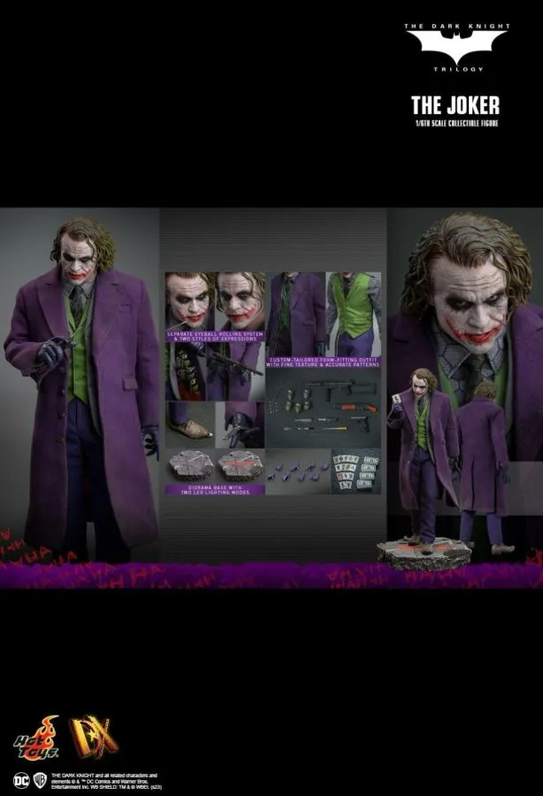 The Dark Knight Trilogy - Joker 1:6 Scale Collectable Action Figure Hot Toys