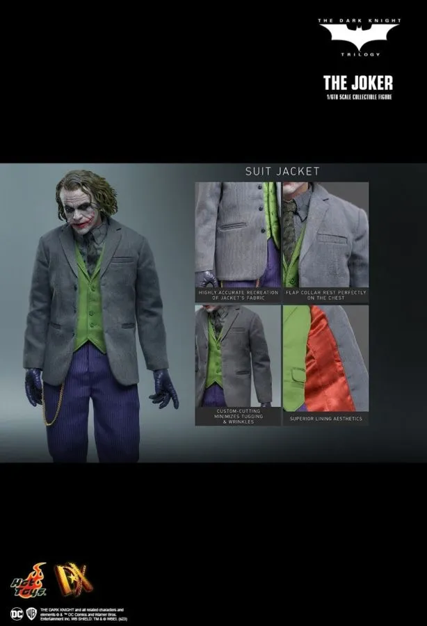 The Dark Knight Trilogy - Joker 1:6 Scale Collectable Action Figure Hot Toys