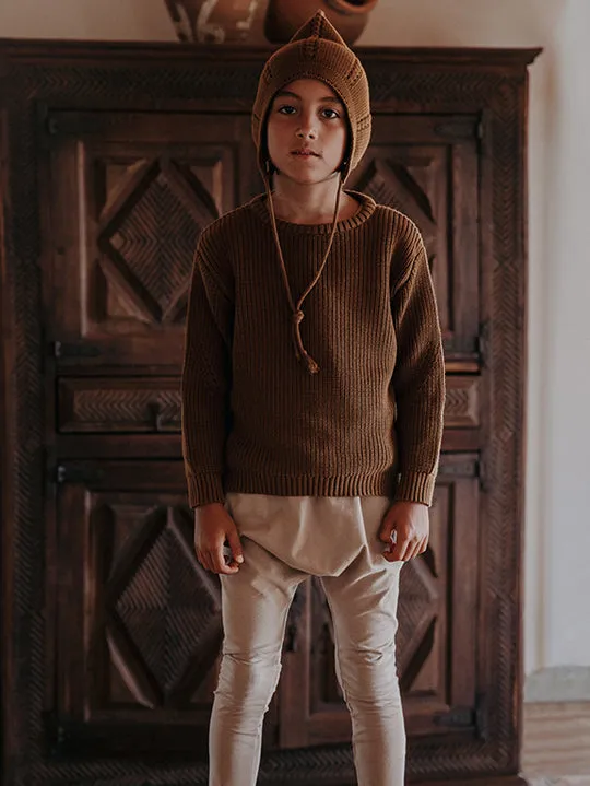 The Simple Folk Essential Sweater | Rust