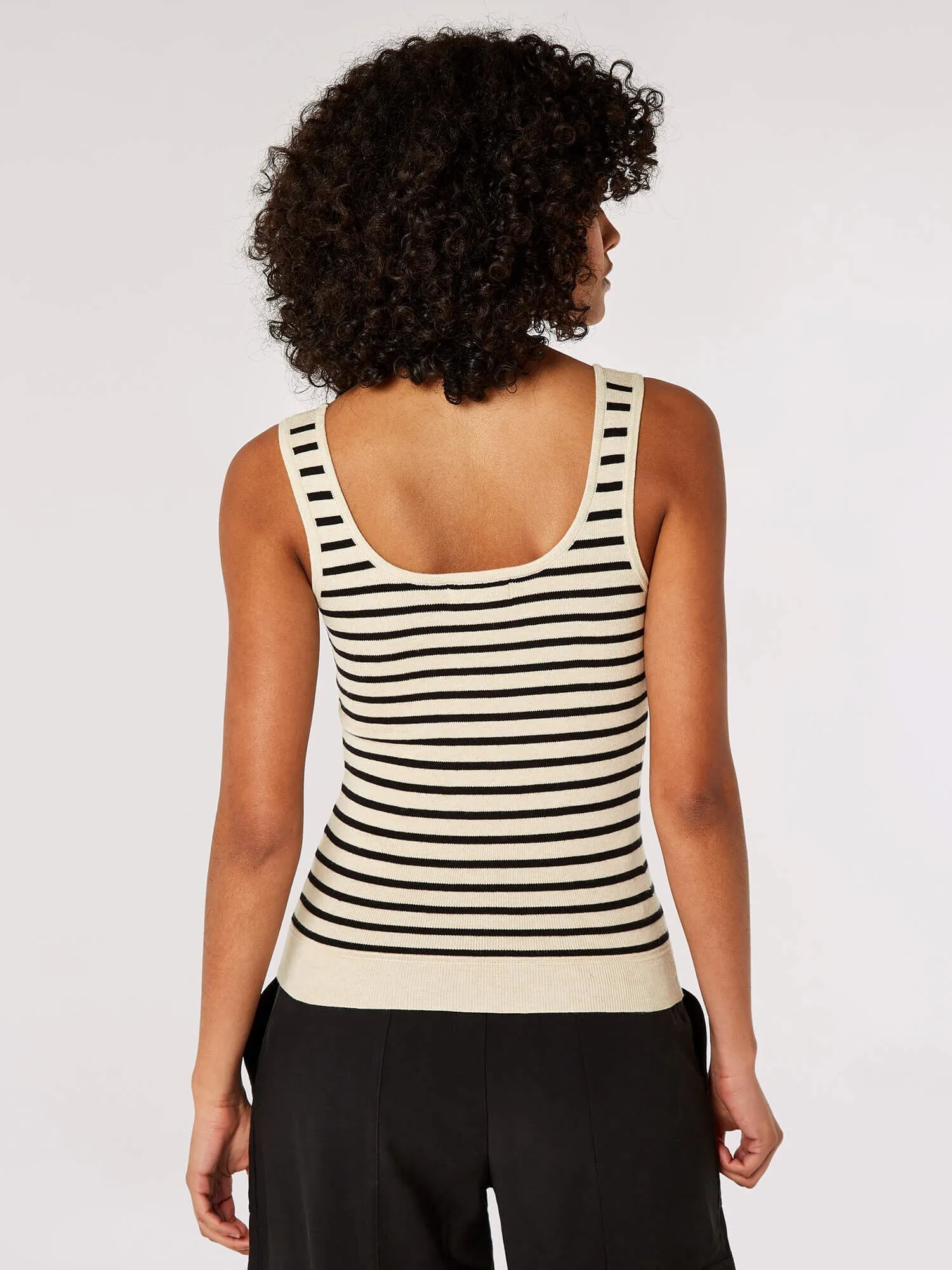 The Striped Knitted Tank