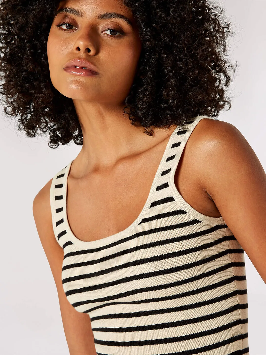 The Striped Knitted Tank