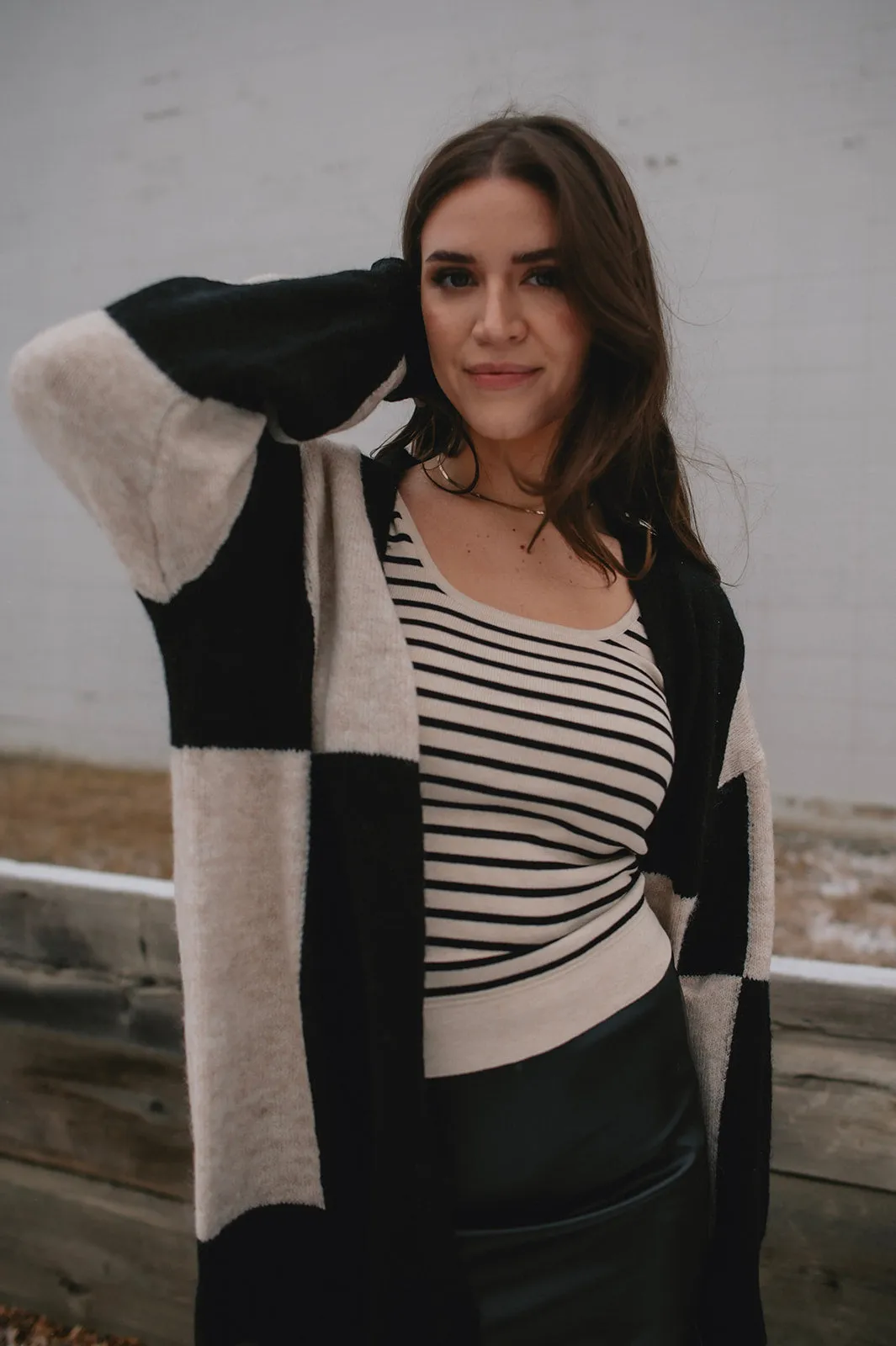 The Striped Knitted Tank