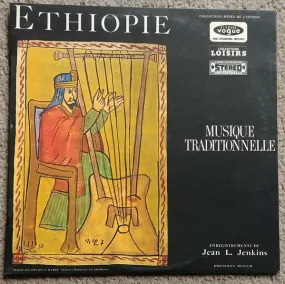 Various , Enregistrement De Jean L. Jenkins* - Ethiopie - Musique Traditionnelle (LP, Album) (VG )