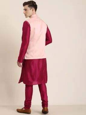 Vastramay Fuchsia & Pink Kurta Set