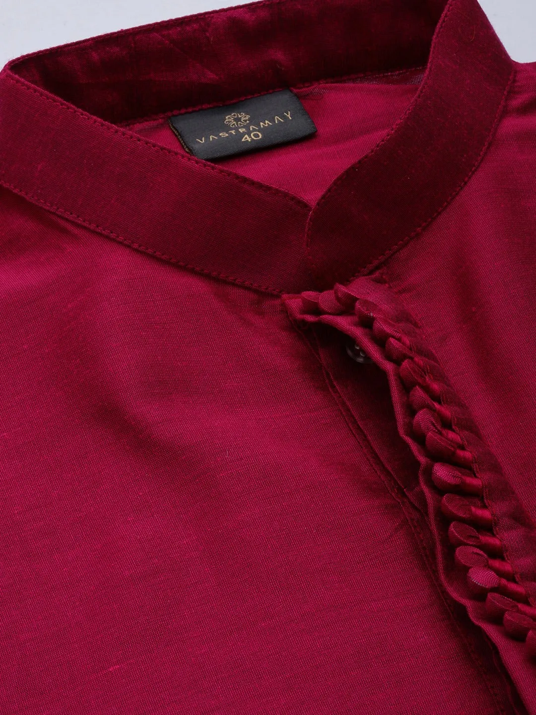 Vastramay Fuchsia & Pink Kurta Set