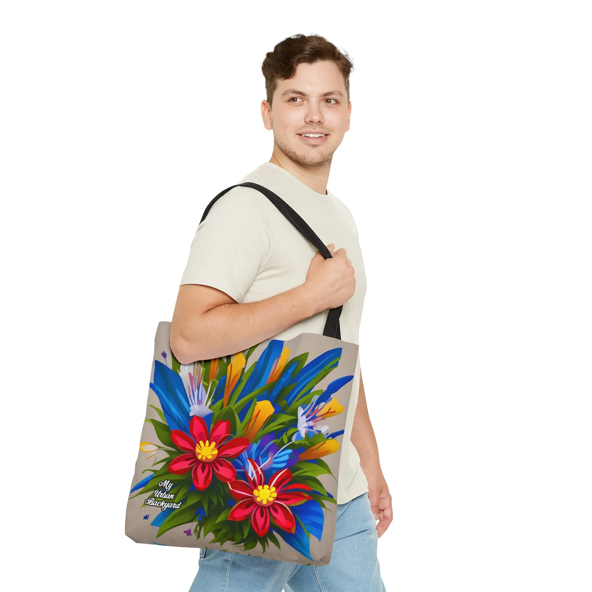 Vibrant Wildflowers, Tote Bag for Everyday Use - Durable and Functional