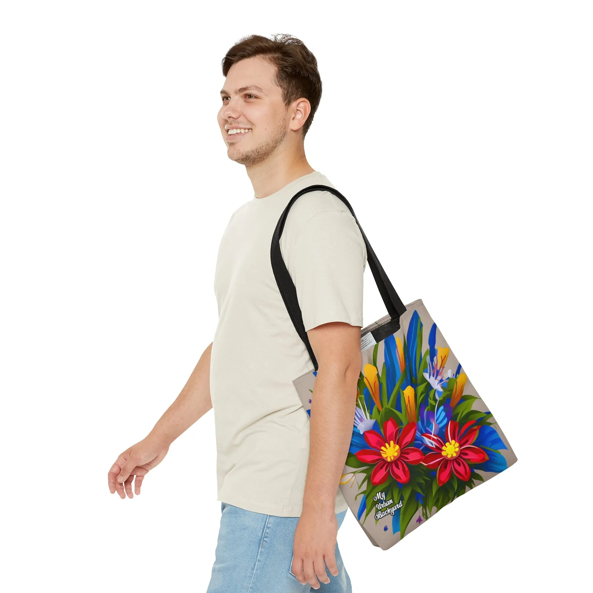 Vibrant Wildflowers, Tote Bag for Everyday Use - Durable and Functional