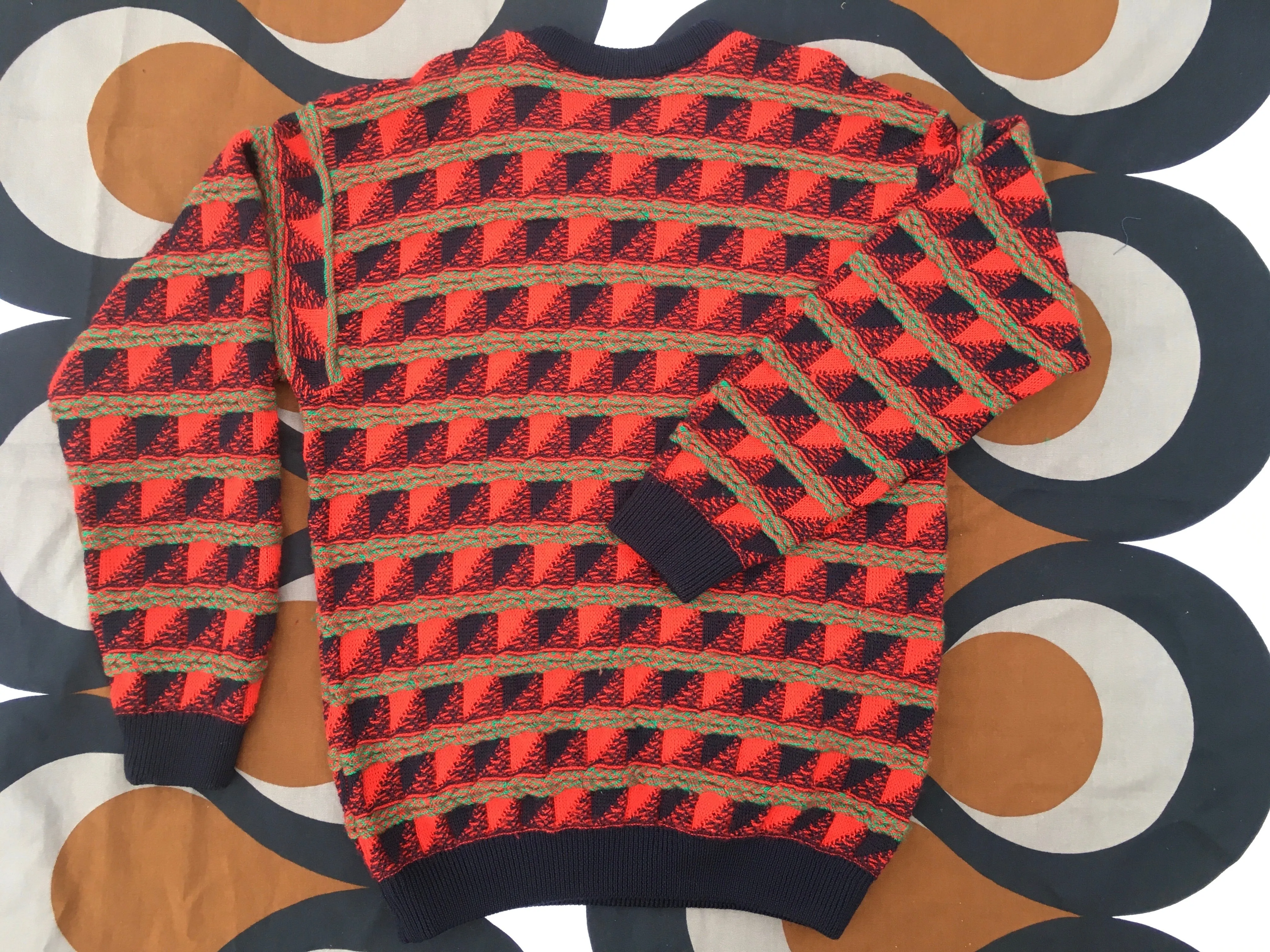 Vintage COOGI chunky woollen jumper, made in Australia, Medium