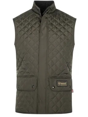 Waistcoat Gilet Faded Olive