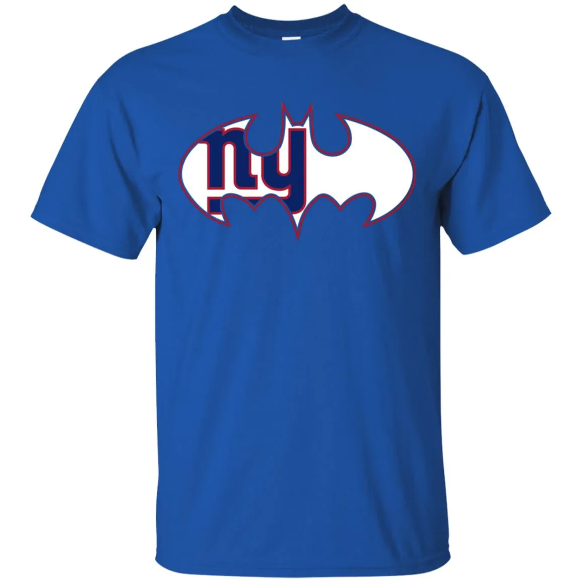 We Are The New York Giants Batman Nfl Mashup Men Cotton T-Shirt