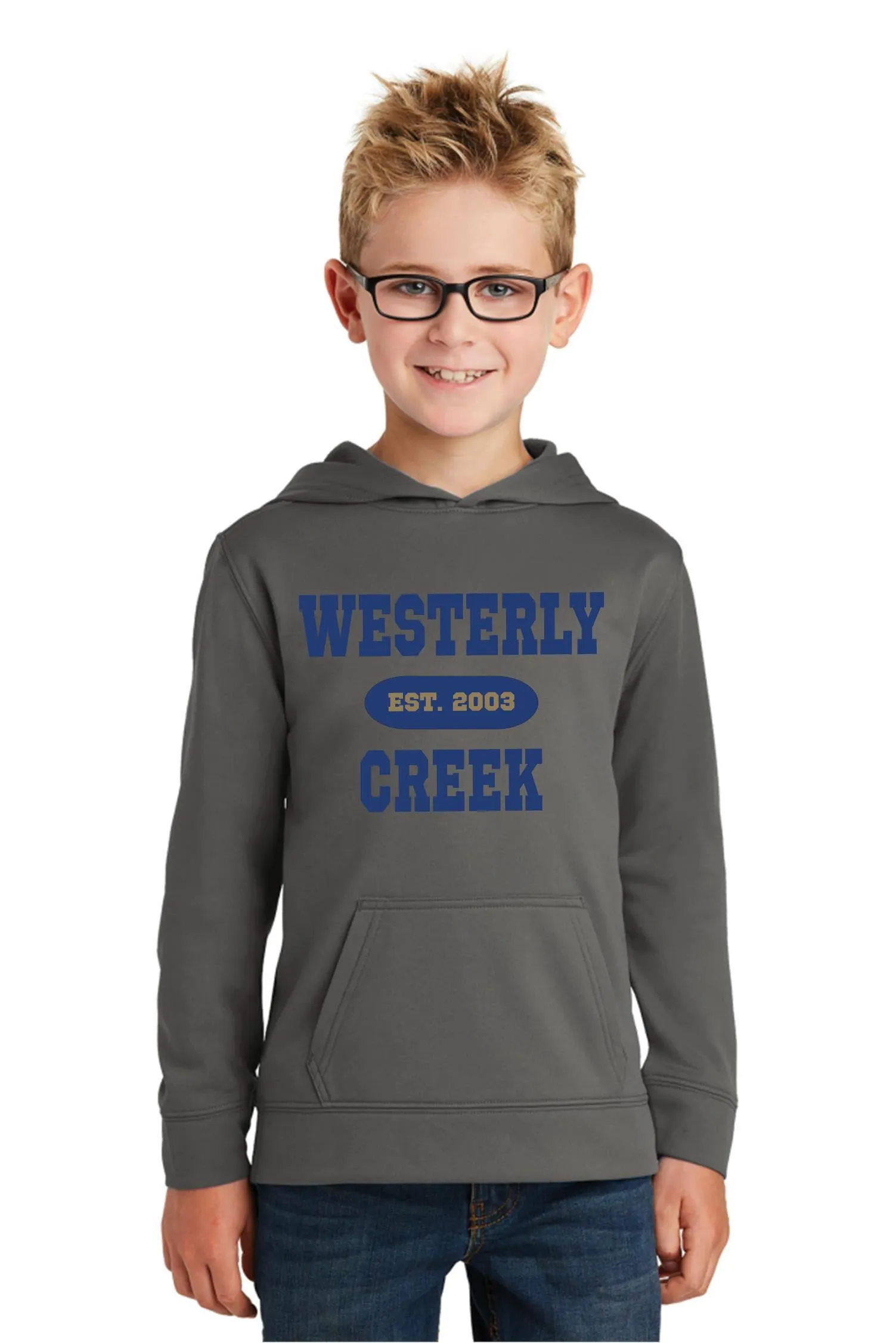 Westerly EST. 2003 Performance Hooded Sweatshirt (Youth/Adult)