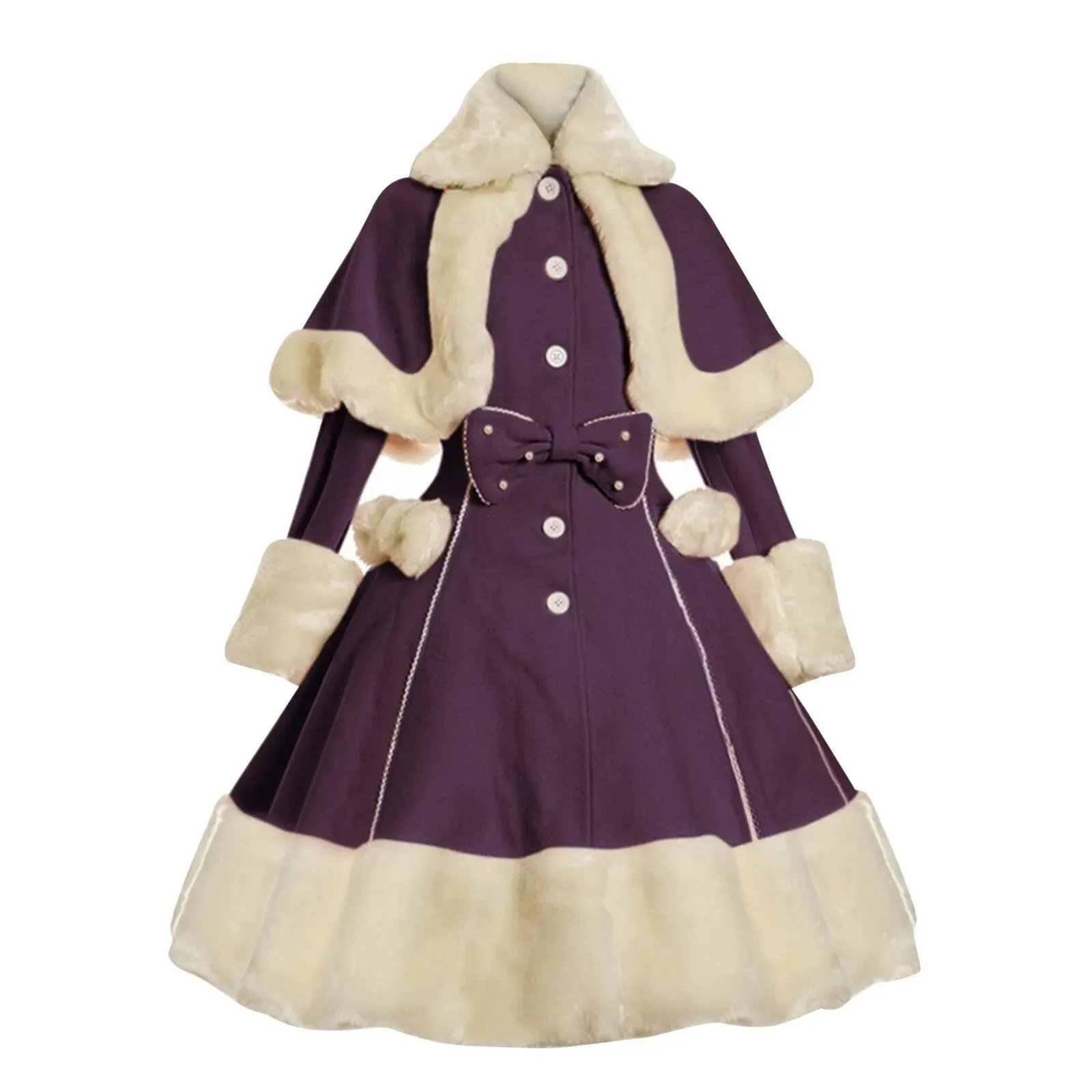 Winter Princess Dress Coat