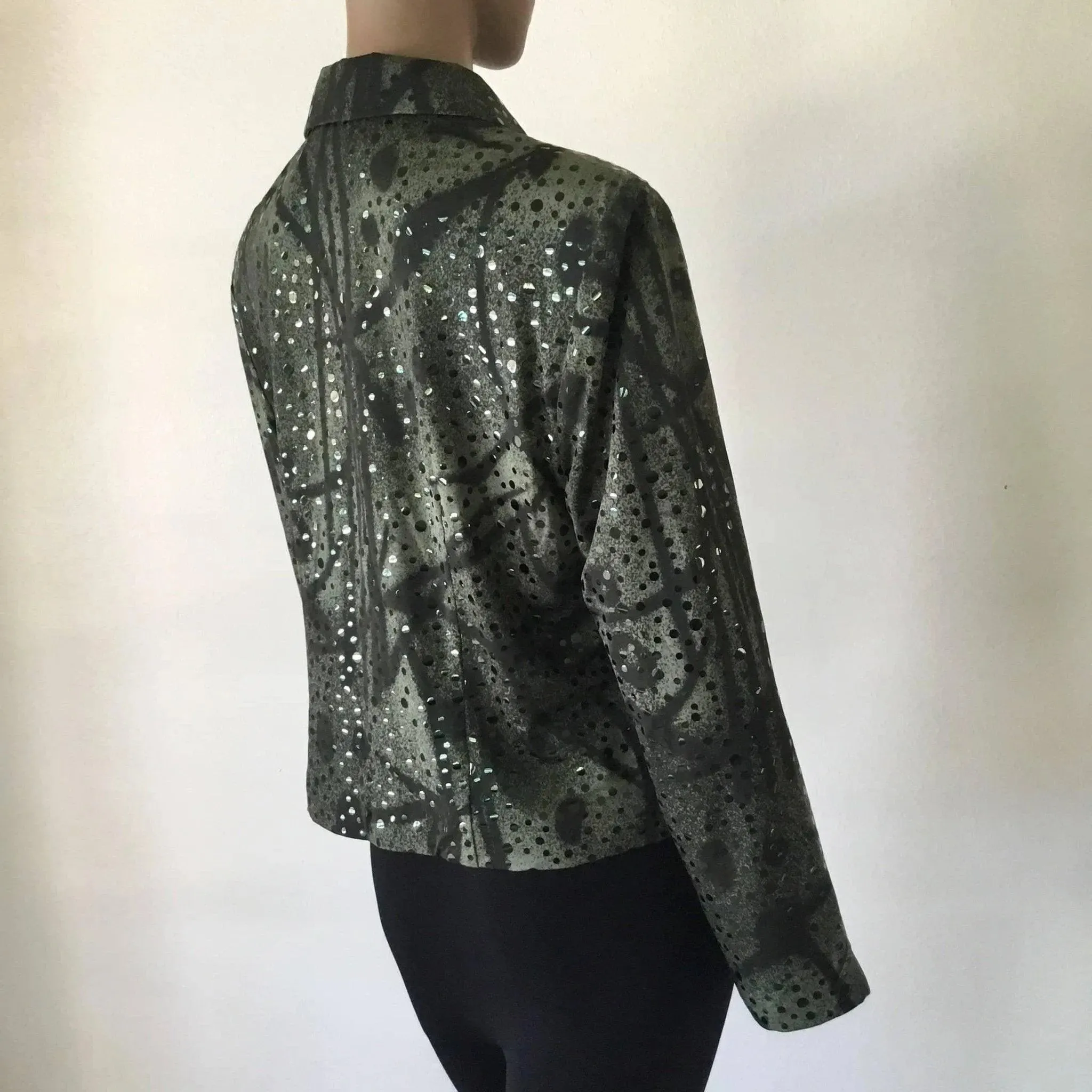 Women’s Clothing & Joseph Ribkoff Sequins Front Zip Vintage Jacket