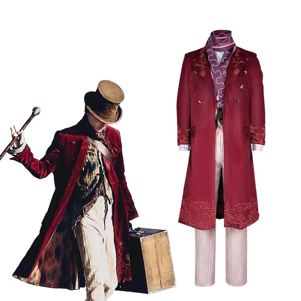 Wonka Movie Willy Wonka Cosplay Costume