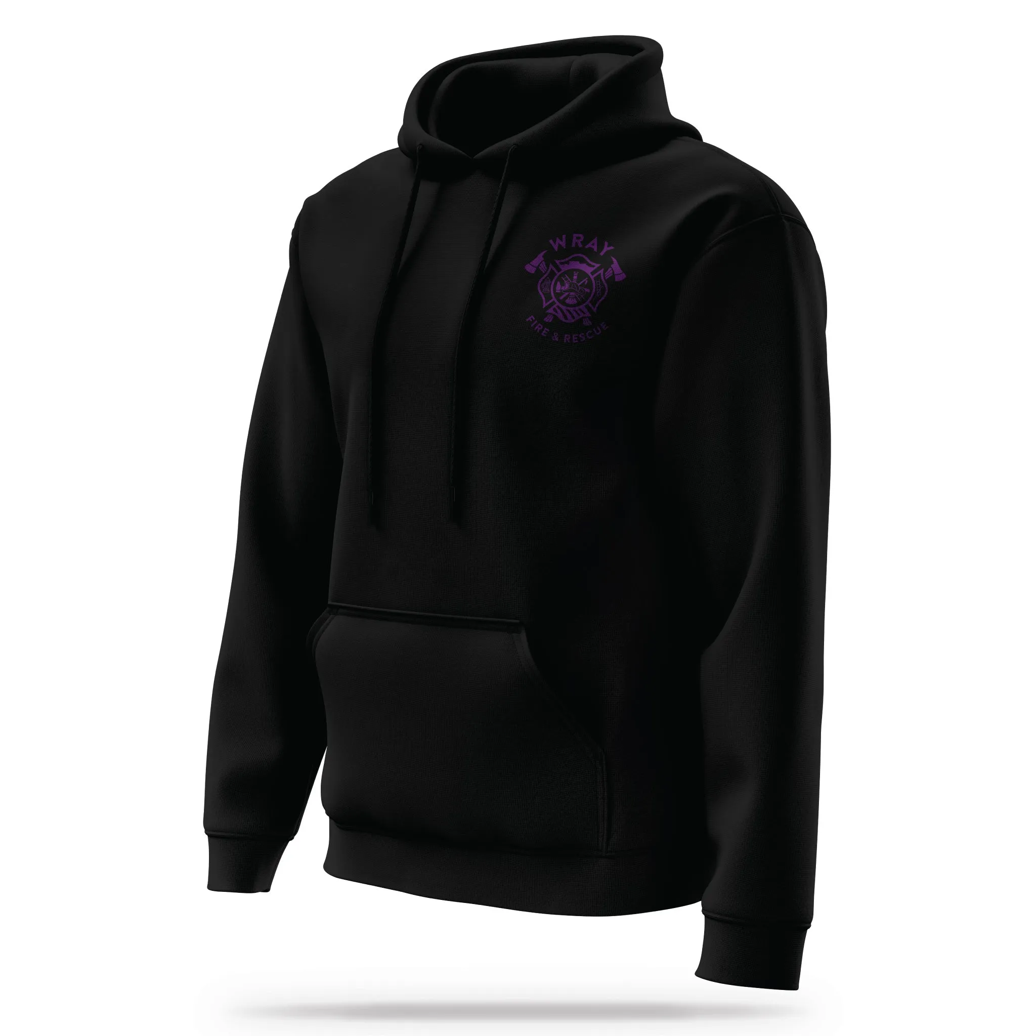 [WRAY FIRE & RESCUE] Performance Hoodie 2.0 [BLK/PRP]