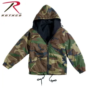 [Y.E.S] Rothco Reversible Lined Jacket With Hood - Camo